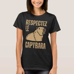 T-shirt Ok Je Tiens Capybara Costume Capibara Respect Casq