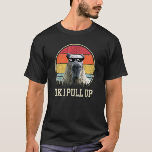 T-shirt ok je tire Meme Cute capybara retro soleils vintag