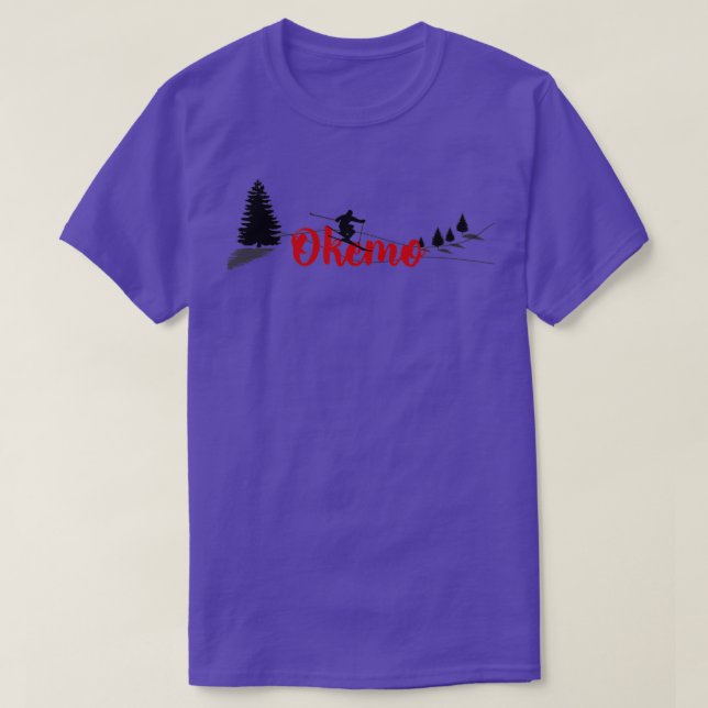 T-shirt Okemo Ski Long (Design devant)