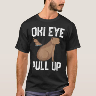 T-shirt oki oeil leva pour hommes femmes filles Capybara m