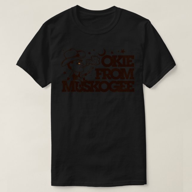 T-shirt Okie De Muskogee (Design devant)