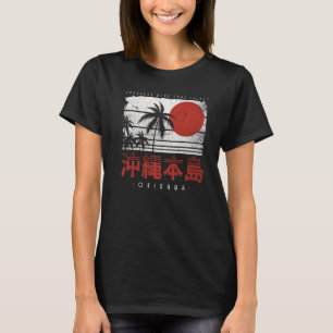 T-shirt Okinawa Island Holiday Nihon Nippon Japon Retro Ja