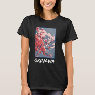 T-shirt Okinawa Japon Sakura Cherry Blossom