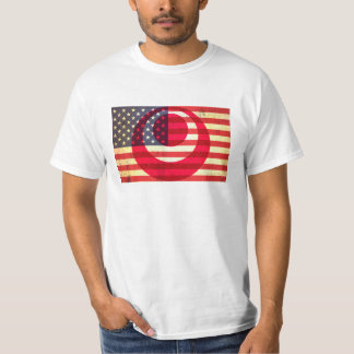 T-shirt Okinawan Américain, Américain Okinawan 100%Demi