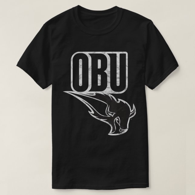T-shirt Oklahoma Baptist University OBU Bison Large T-Shir (Design devant)