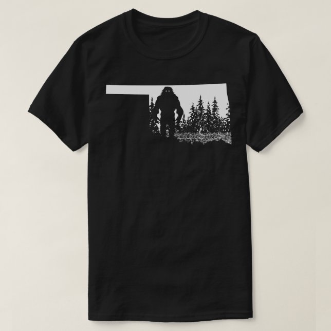 T-shirt Oklahoma Bigfoot (Design devant)