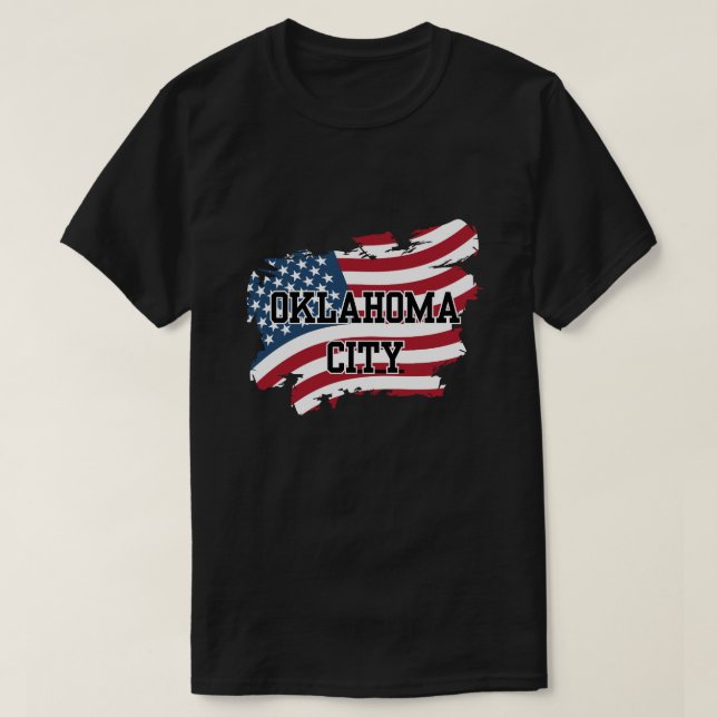 T-shirt Oklahoma City USA (Design devant)