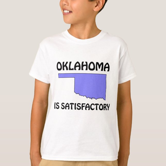 T-shirt Oklahoma - Est satisfaisant (Devant)
