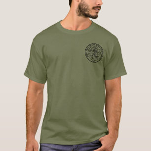 T-shirt Oklahoma State Seal (noir et blanc)