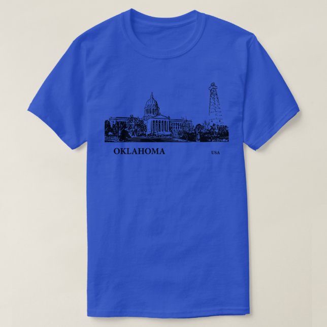 T-shirt Oklahoma State USA 3 (Design devant)