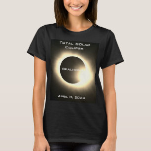 T-shirt Oklahoma Total éclipse solaire 8 avril 2024