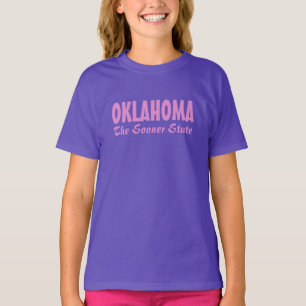 T-shirt OKLAHOMA vêtements de texte personnalisés