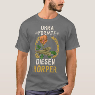 T-shirt Okra Vegetable Marshmallow Vegan Vegetarian