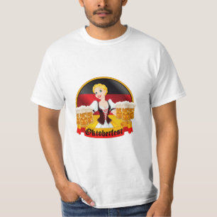 T-shirt Oktoberfest Bar allemand Maid