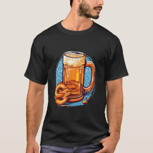 T-shirt Oktoberfest Beer Pretzels Gery Ger Beer Festival