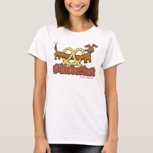 T-shirt Oktoberfest Dachshund et Pretzel
