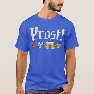 T-shirt Oktoberfest Drinking Men Women Vintage Prost Germa