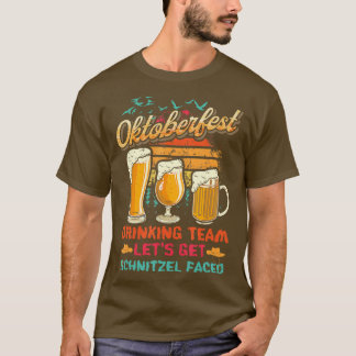 T-shirt Oktoberfest Drinking Team Lets Obtenir Schnitzel F