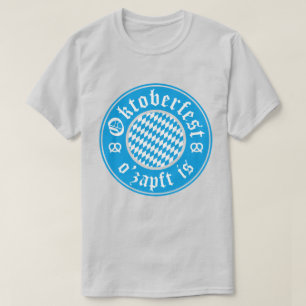T-shirt Oktoberfest O’zapft Est Allemagne Bavaroise