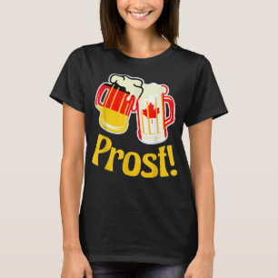 T-shirt Oktoberfest Prost Allemand et Canada Eh