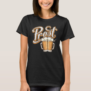 T-shirt Oktoberfest Prost Festival Vintage allemand Bière