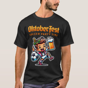 T-shirt Oktoberfest Soccer Beer Party