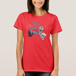 T-shirt  Olaf  Expert sur la neige