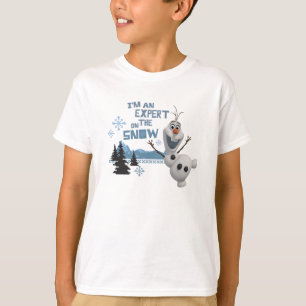 T-shirt Olaf  Expert sur la neige