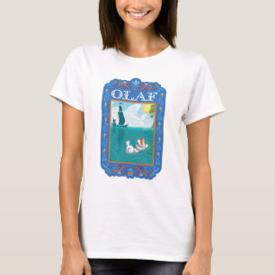 T-shirt Olaf   Flotter dans l'eau