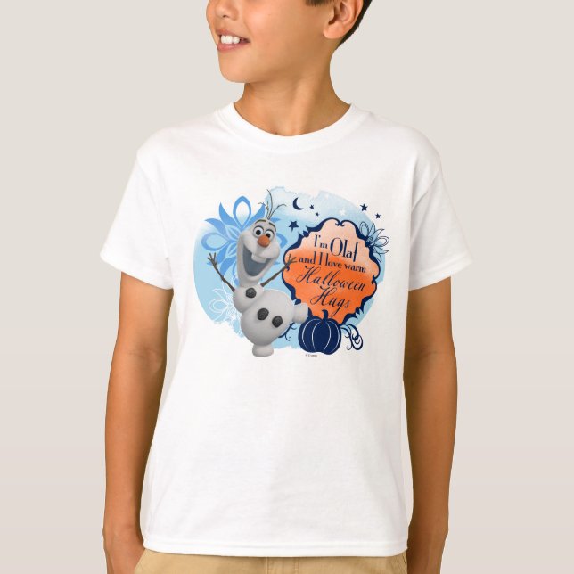 T-shirt  Olaf| Halloween Hugues (Devant)