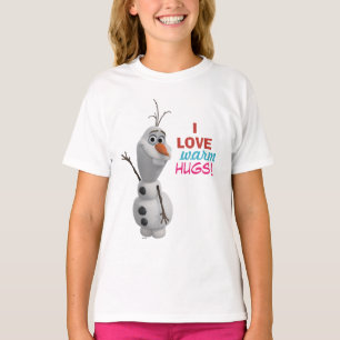 T-shirt Olaf   I Love Warm Hugs