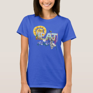 T-shirt Olaf  J'aime la chaleur et le soleil