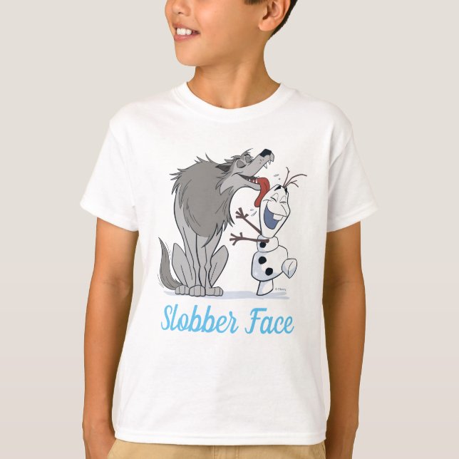 T-shirt Olaf Licencié Par Loup (Devant)