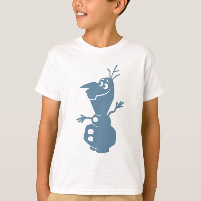 T-shirt  Olaf| Silhouette (Devant)
