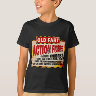 T-shirt Old Fart Life Sized Action Figure