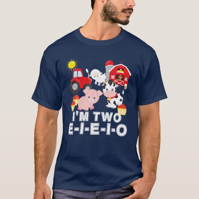 T-shirt Old Macdonald Avait Un Rhyme De Pépinière Agricole (Devant)