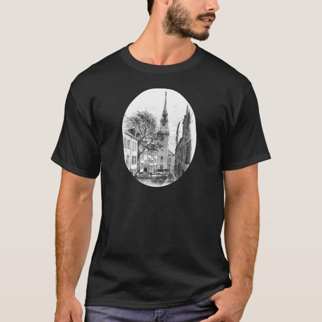 T-shirt Old North Church (Devant)