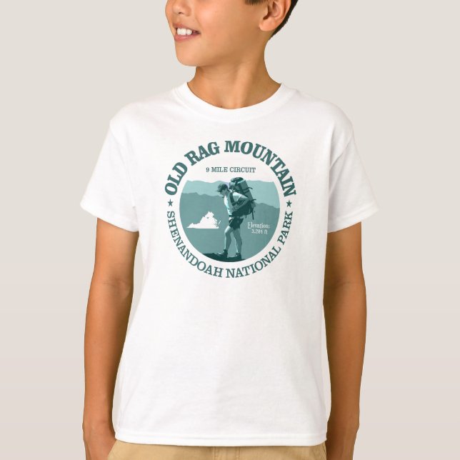 T-shirt Old Rag Mountain (rd) (Devant)