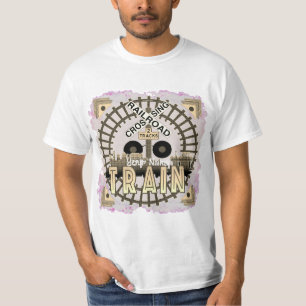 T-shirt Old Railroad Train
