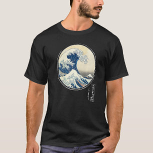 T-shirt Old School Authentic Japonais Kanagawa Le Grand W