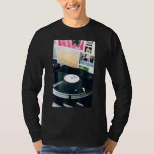 T-shirt Old School Hip hop Music DJ Vinyl Record
