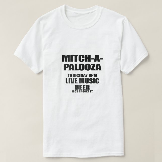 T-shirt Old School Mitchapaloooza (Design devant)
