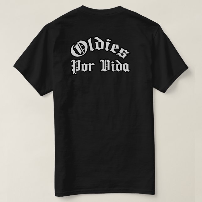 T-shirt Oldies por vida (Design dos)