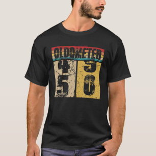 T-shirt Oldomètre 49-50 Funny 50th Turning 50 Birthday Gi