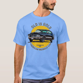 T-shirt Oldsmobile 442 American Muscle 60s 70s Old is Gold