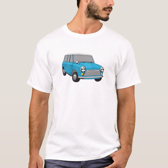 T-shirt Oldtimer Blue Mini (Devant)
