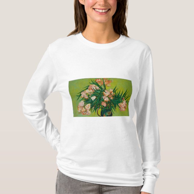 T-shirt Oleanders par Vincent van Gogh (Devant)