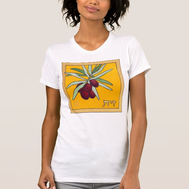 T-shirt olive (Devant)