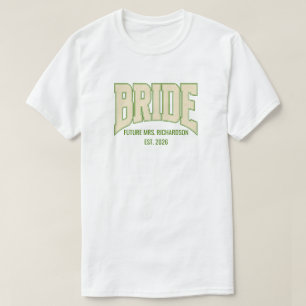 T-shirt Olive + Ivory Faux Paillettes MARIÉE Alliance Brid