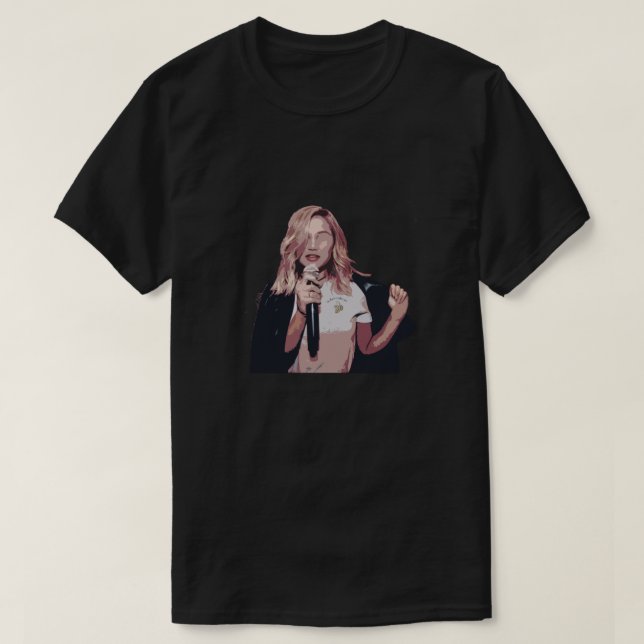 T-shirt Olivia Holt Minimaliste Scoop (Design devant)